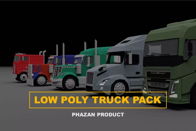 Low Poly Truck Pack