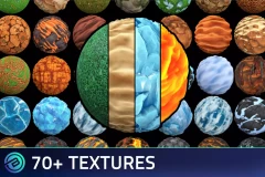 70+ Stylized Textures Bundle - RPG Environment