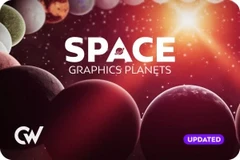 Space Graphics Planets